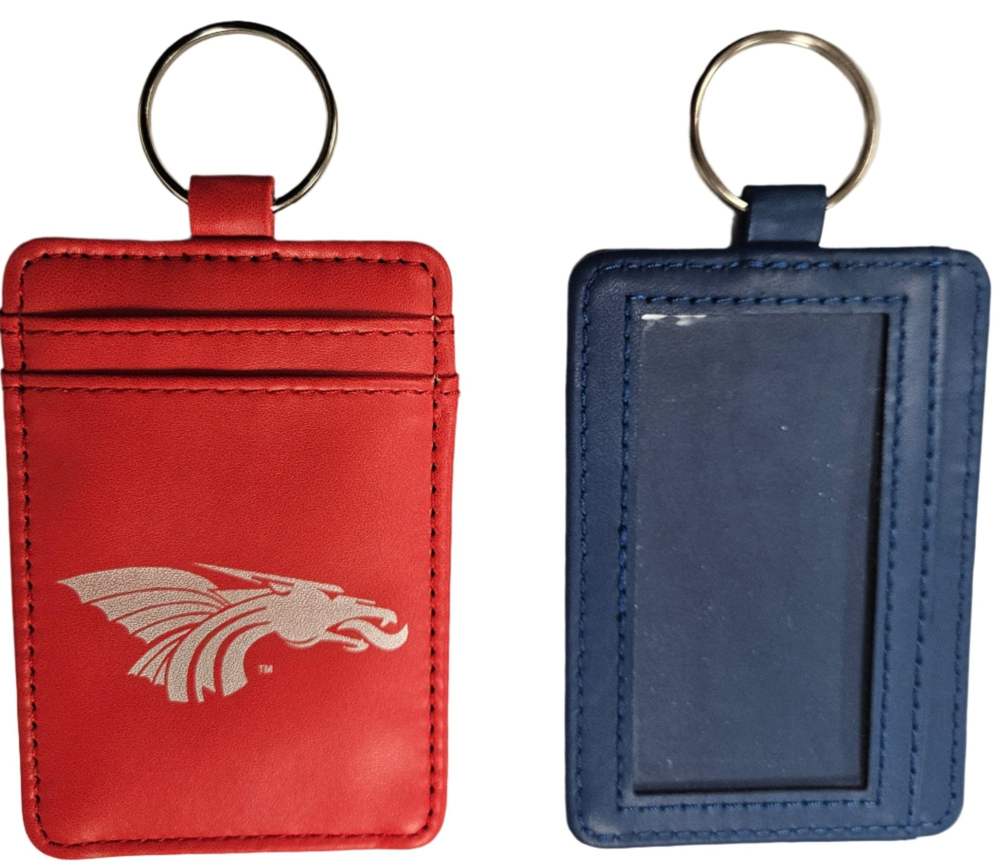 Dragon's Deluxe ID Holder, Red and Blue