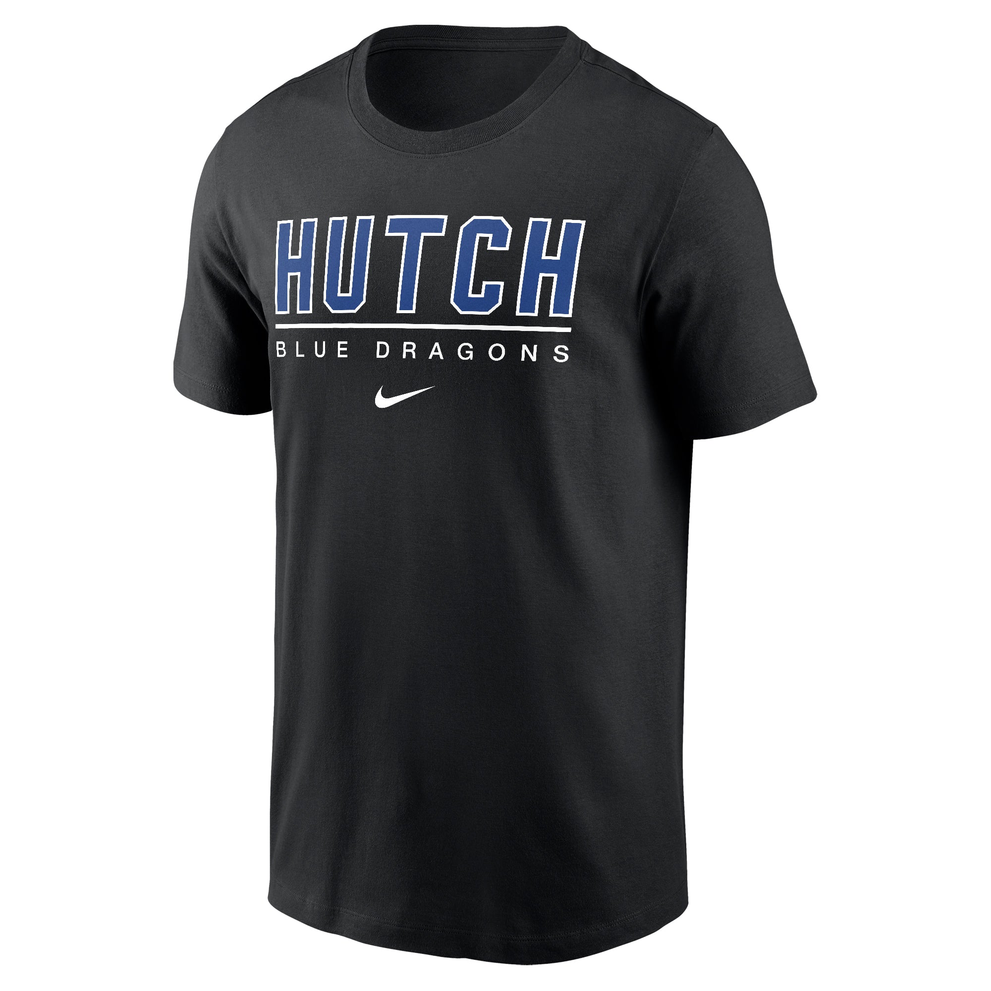 Nike Mens' SS Tee Hutch Blue Dragons- Black, Blue, Red