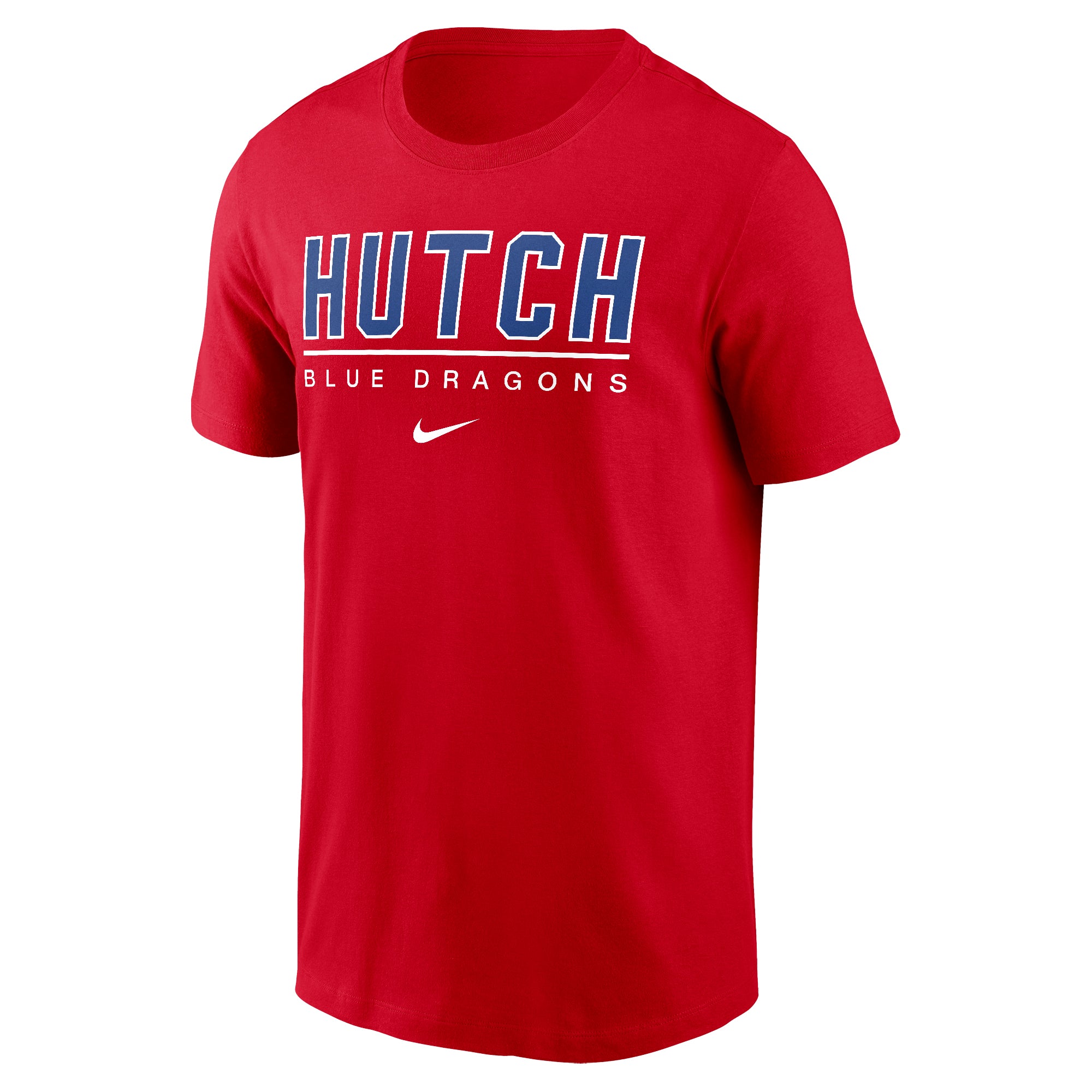 Nike Mens' SS Tee Hutch Blue Dragons- Black, Blue, Red