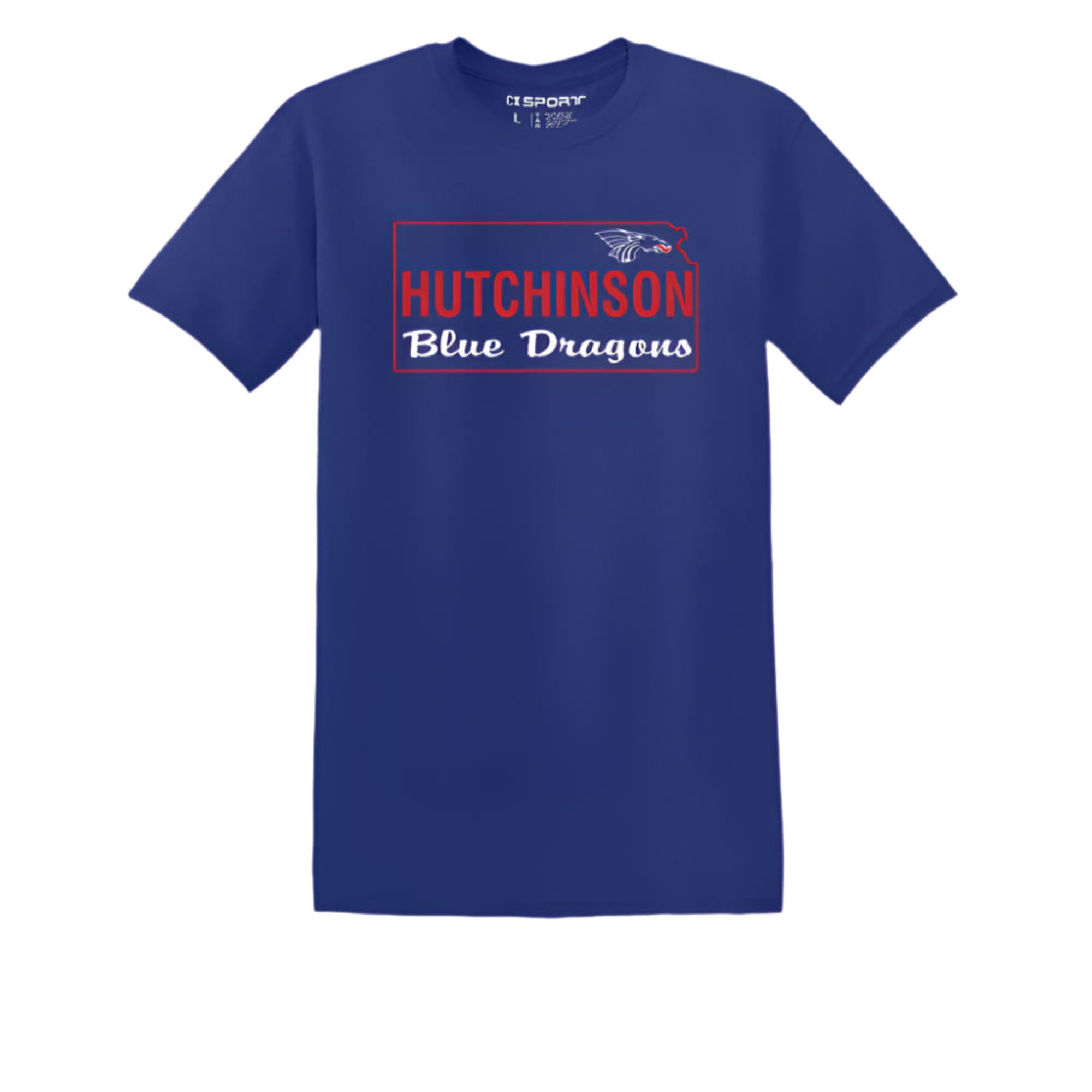 Power Dragon CI Sport Kansas Blue Tee