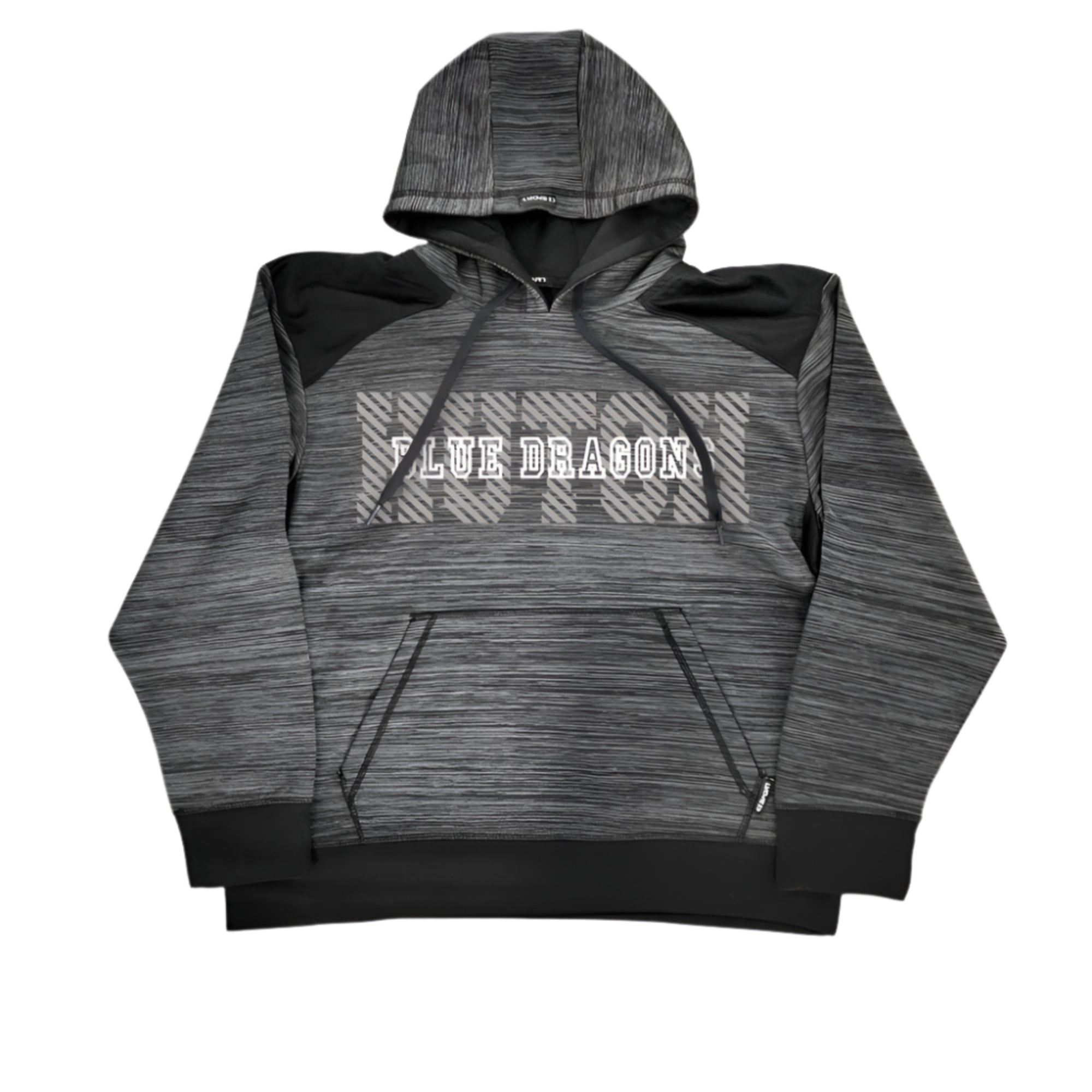 Electric Heathered Black Hoodie