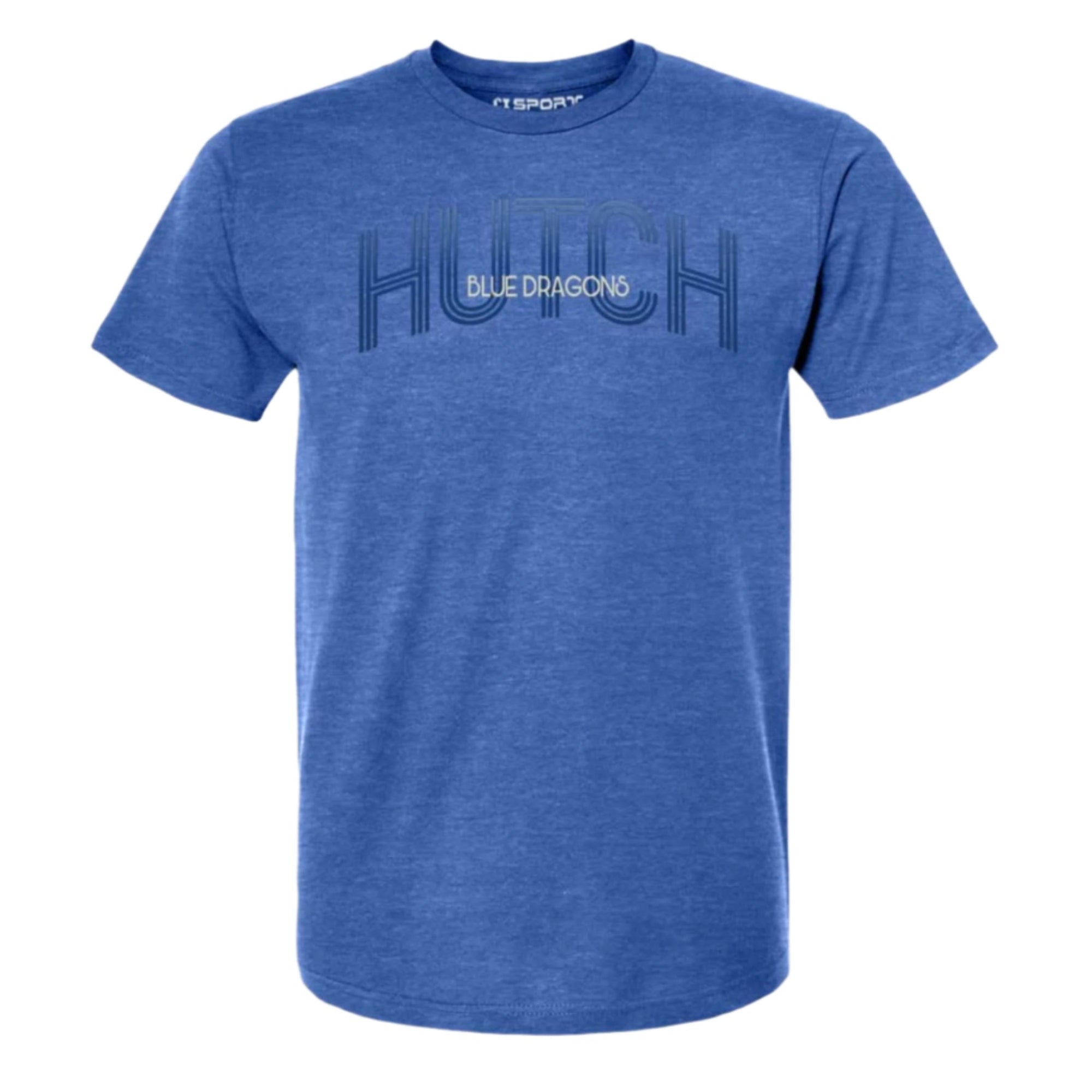 Men's Fine Jersey Tee-Heathered Royal