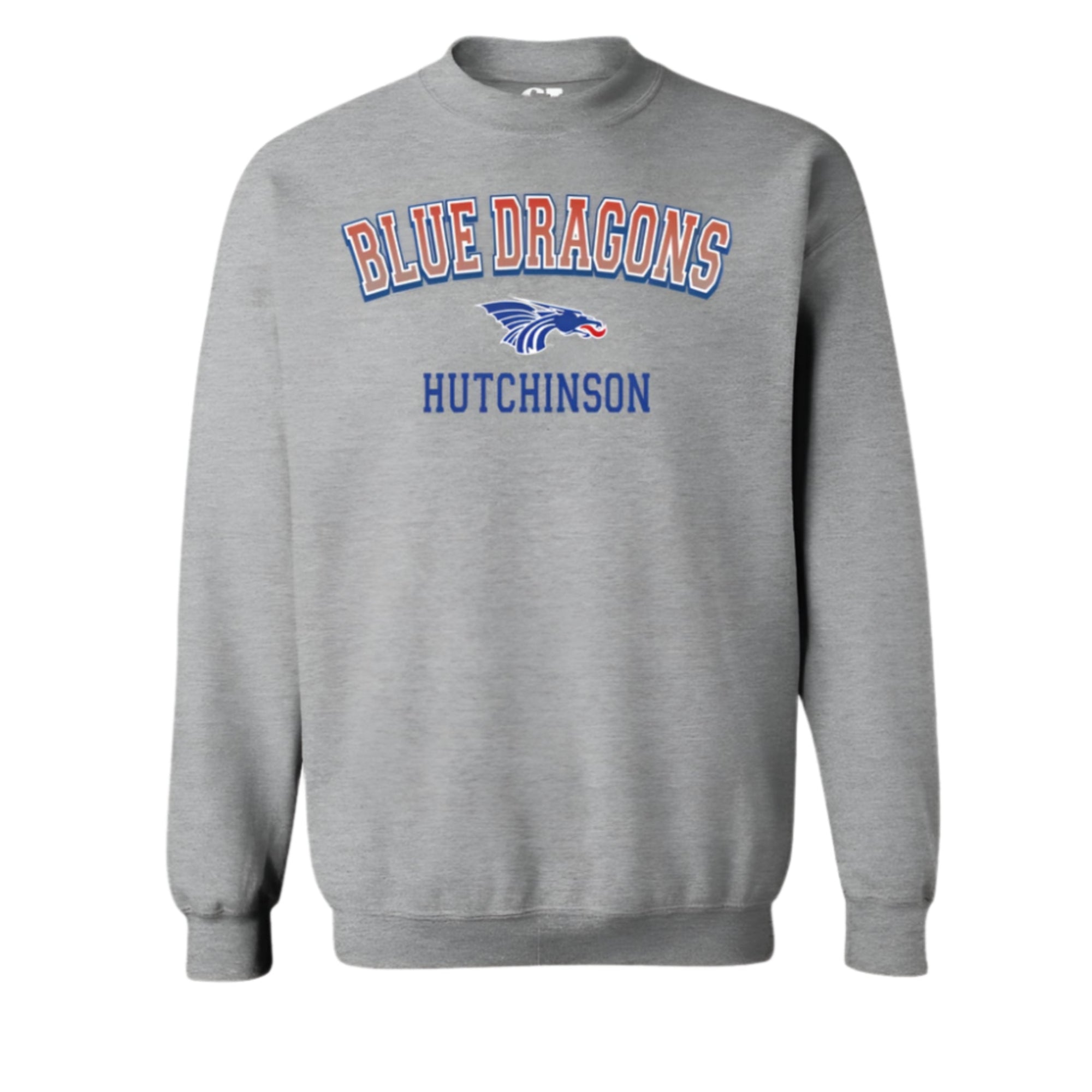 Power Dragon CI Sport Crewneck Sweatshirt- Heathered Gray