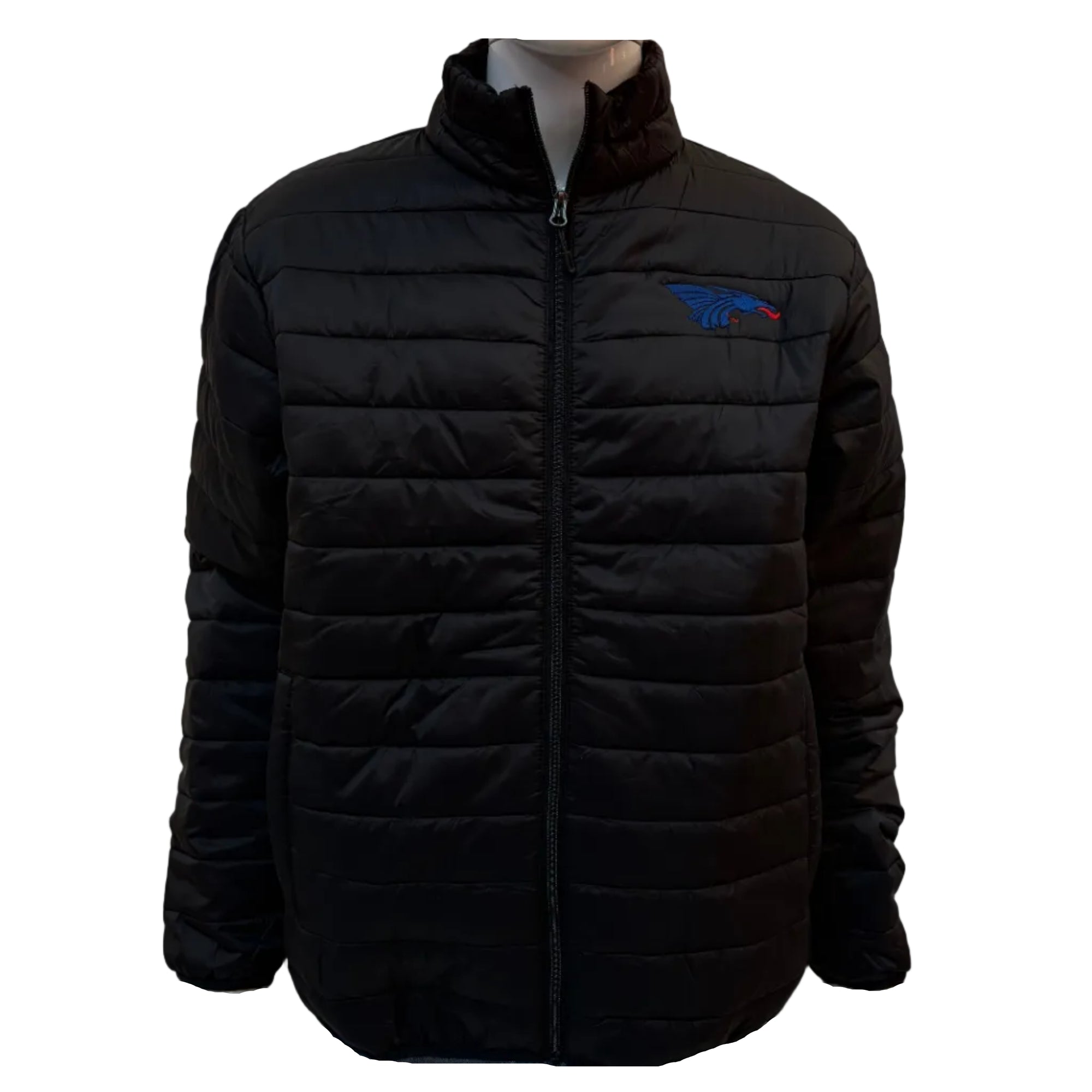 Power Dragon Puffer Jacket- Black