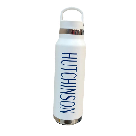Miriam Twist Top Water Bottle White- 25 oz