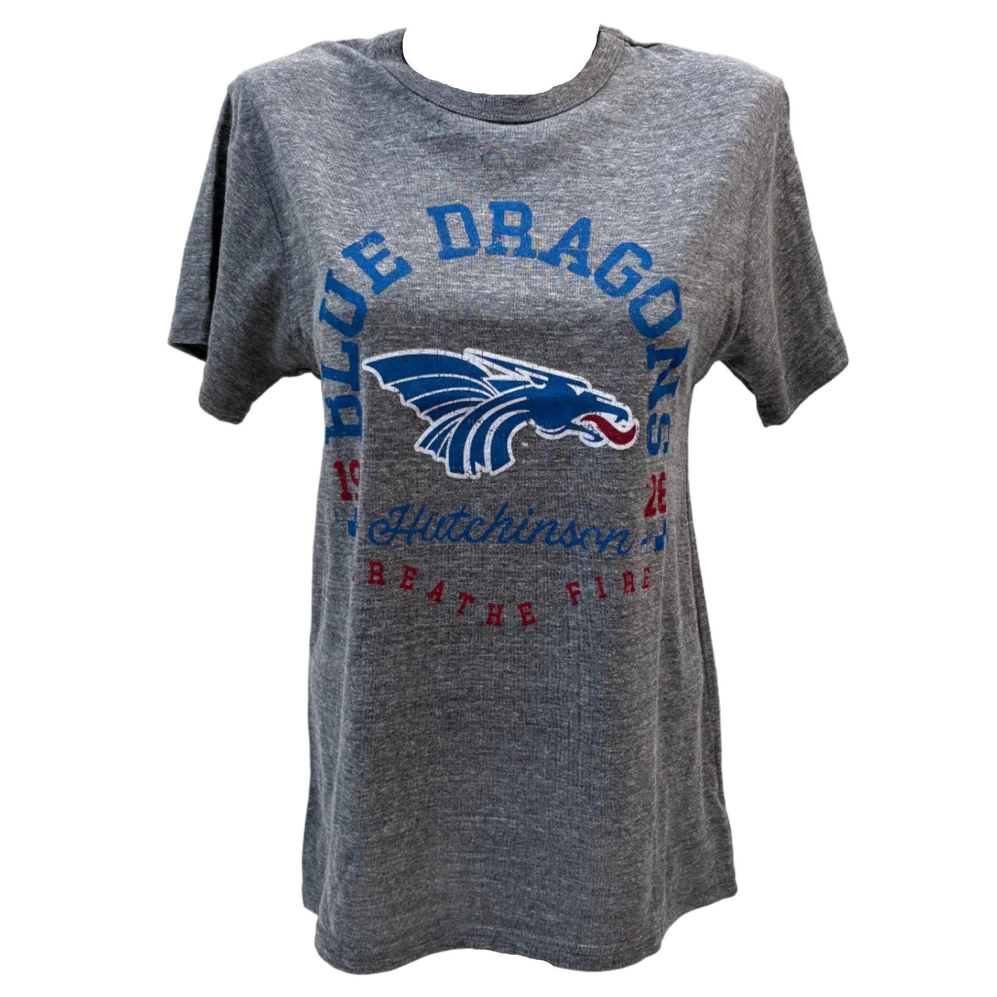 Power Dragon Lightweight Heathered Tee- Gray