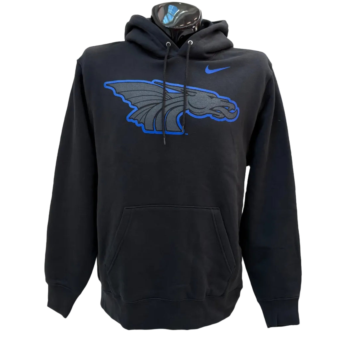 Power Dragon Nike Hoodie, Blue Outline