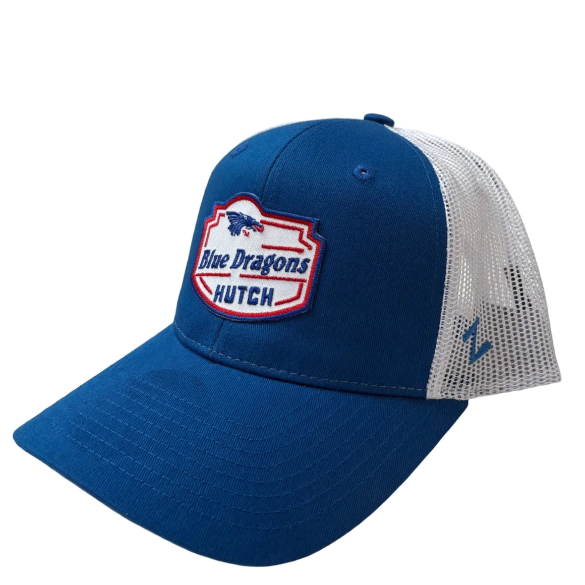 Power Dragon Structured Trucker Hat- Blue