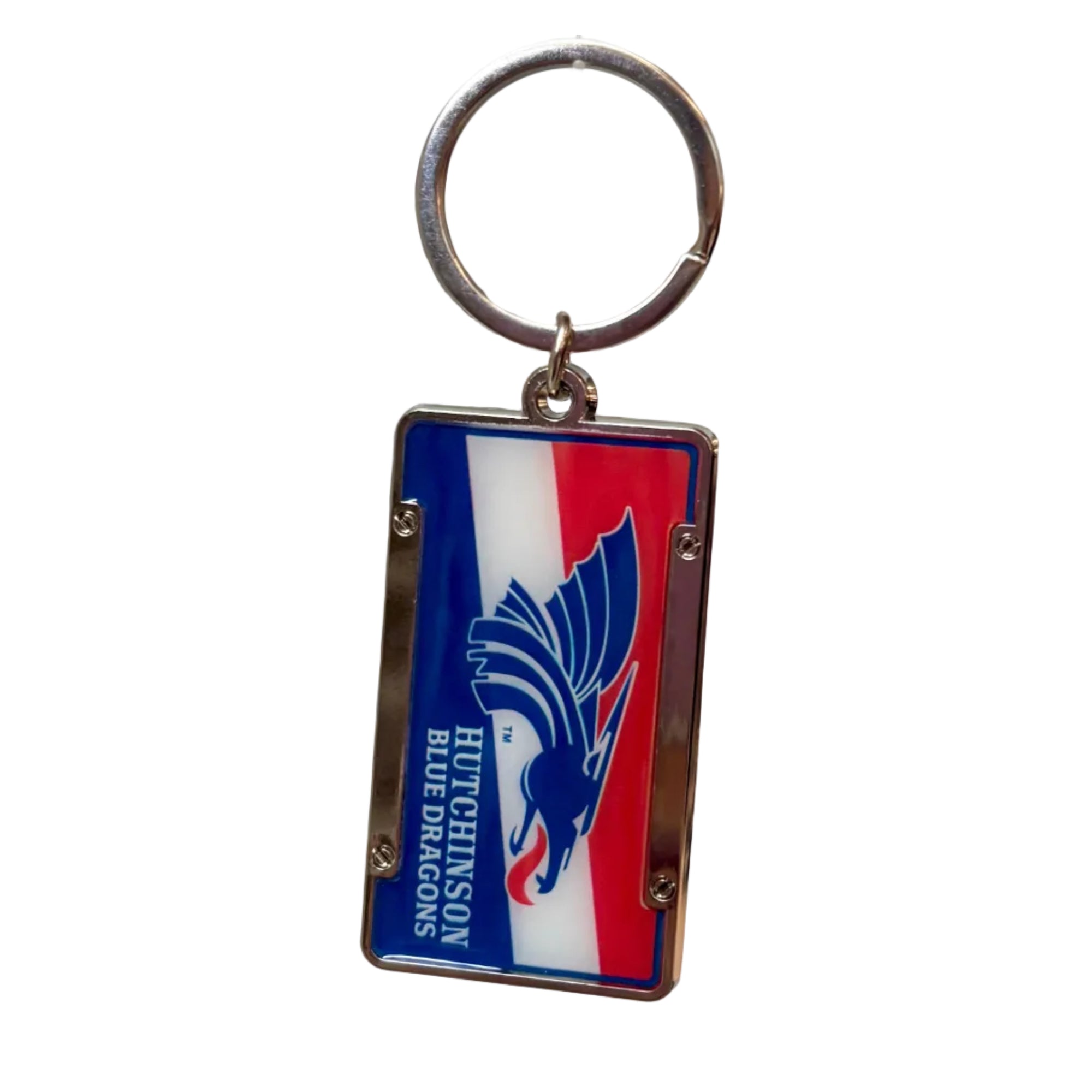 Power Dragon License Plate Keychain