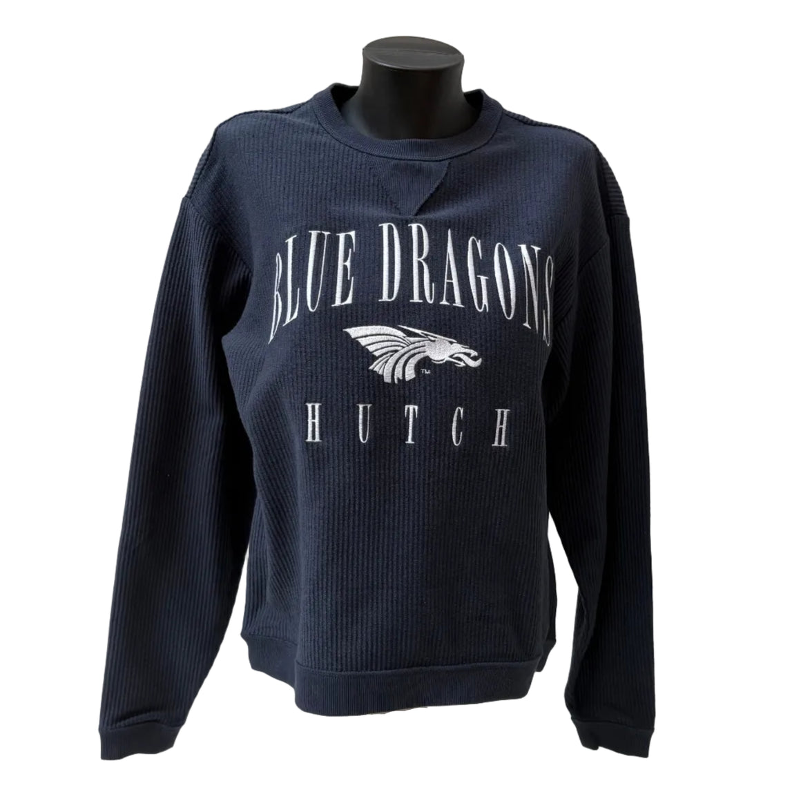 Power Dragon Women's Ribbed Long Sleeve- Navy