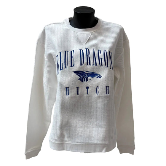 Power Dragon Women's Ribbed Long Sleeve- White