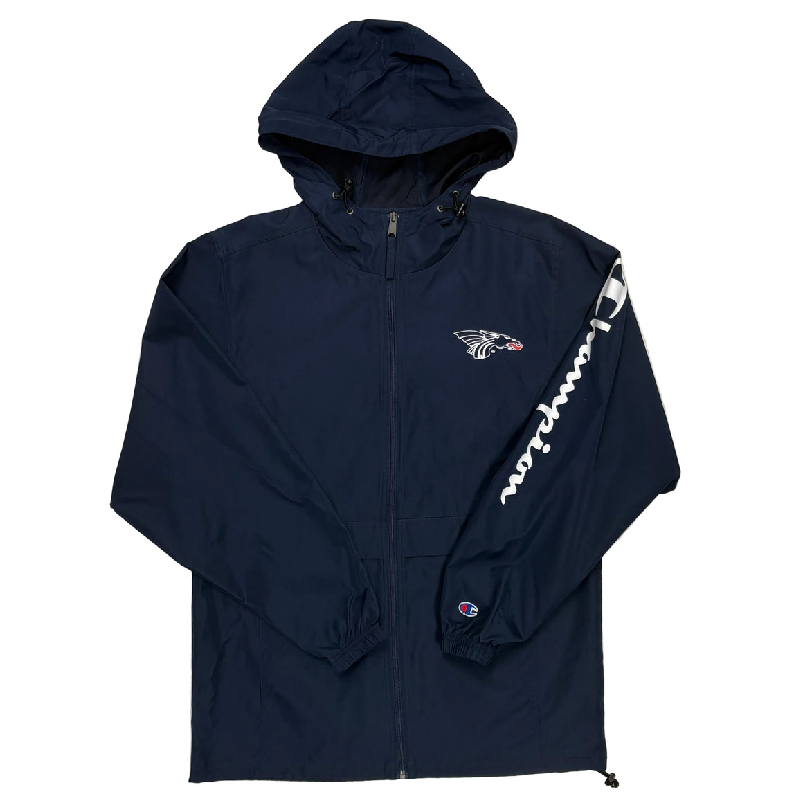 Power Dragon Champion Full Zip Windbreaker- Navy