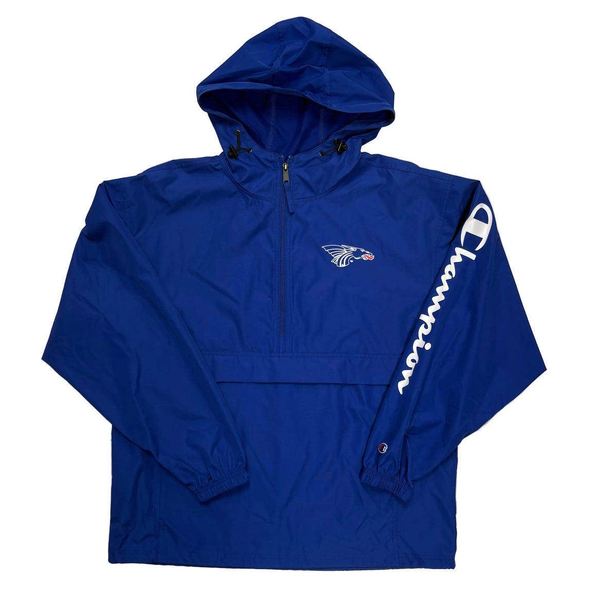 Power Dragon Champion Half-Zip Windbreaker- Royal Blue