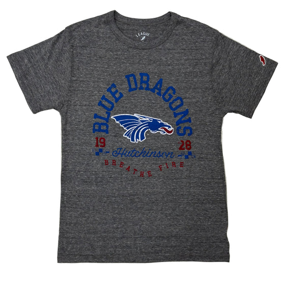 Power Dragon Lightweight Heathered Tee- Gray