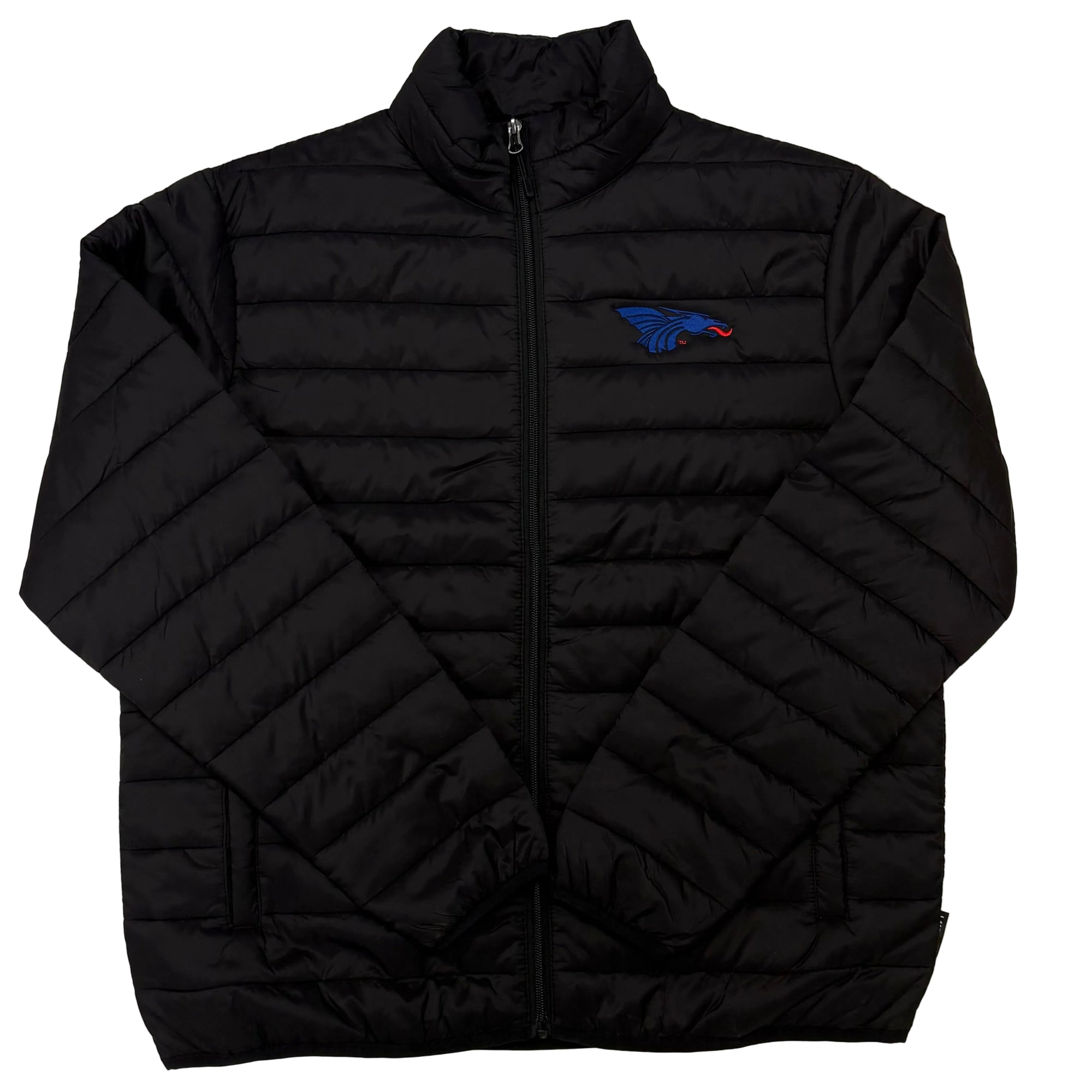 Power Dragon Puffer Jacket- Black