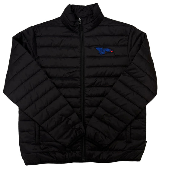 Power Dragon Puffer Jacket- Black