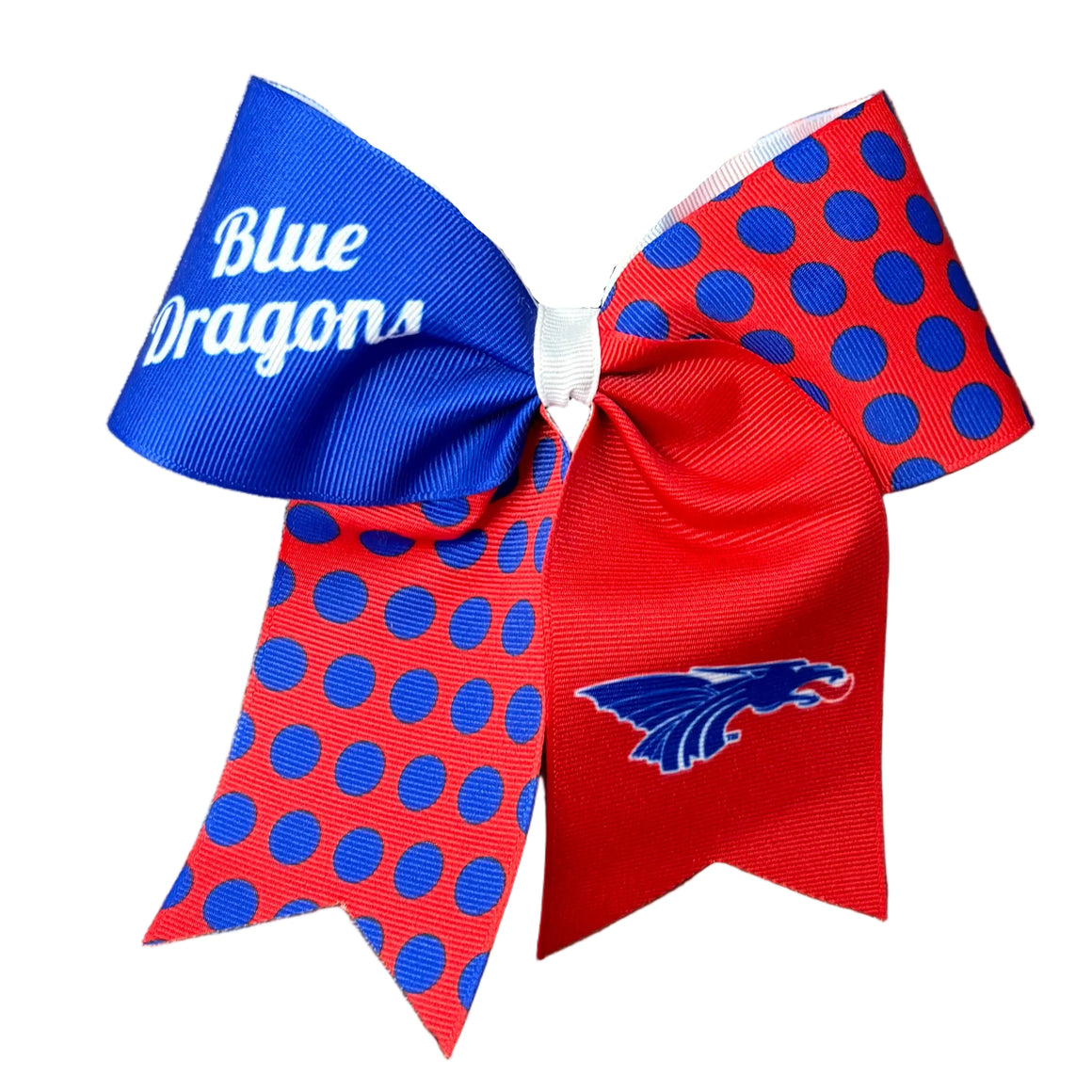 Power Dragon Girls Polka Dot Clip-In Bow