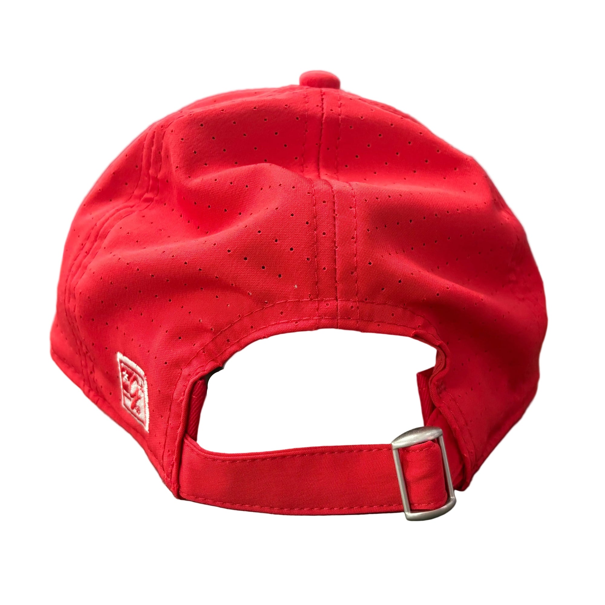 The Game Moisture-Wicking Hutch Script Hat- Red