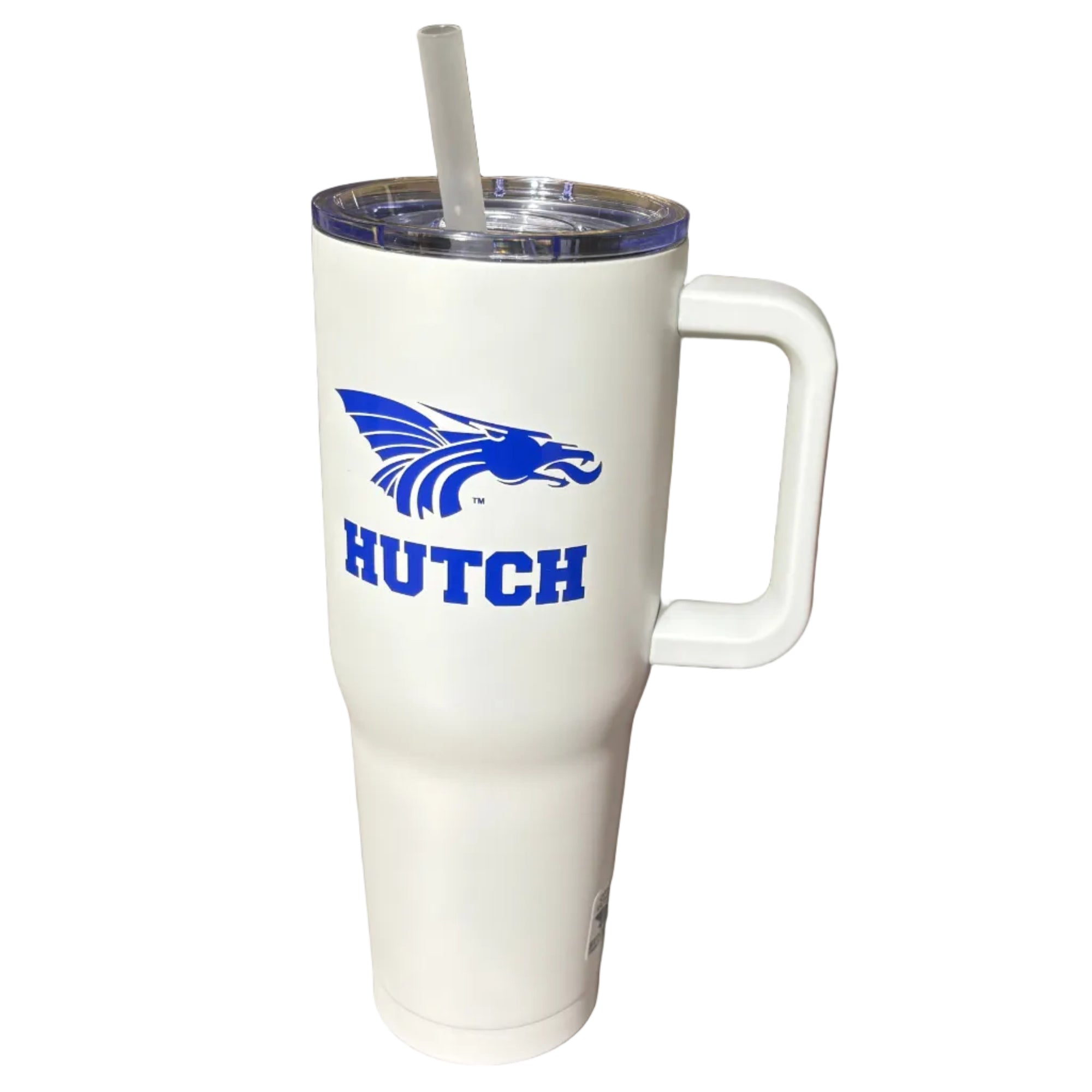 Power Dragon 40oz Nova Handle Insulated Mug- White