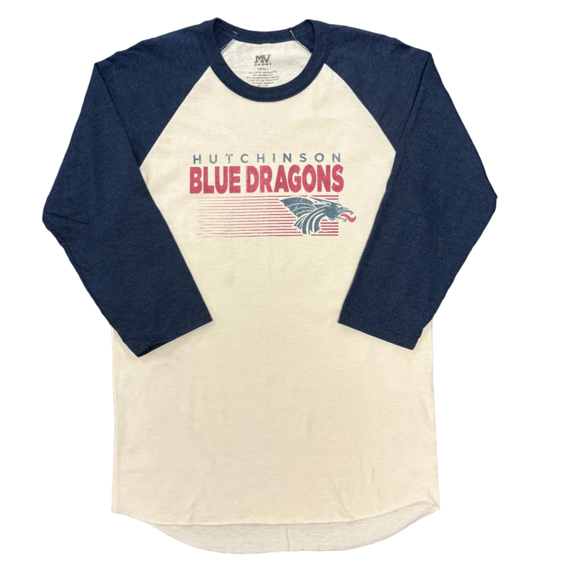 Three Quarter Sleeve Power Dragon Baseball Tee