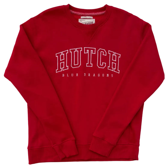 Embroidered Crew- Dark Red or Blue