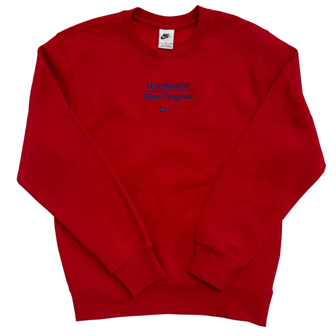 Nike Embroidered Crew- RED or BLUE
