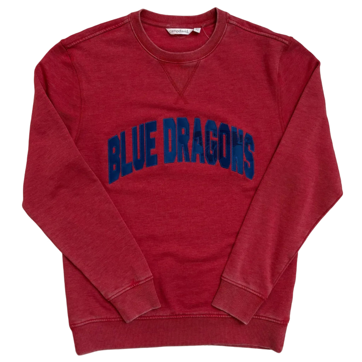 Power Dragon Shadow Crew- Washed Red or Navy Gray