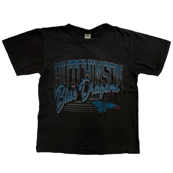 Power Dragon Tee with Oversized Design- Charcoal