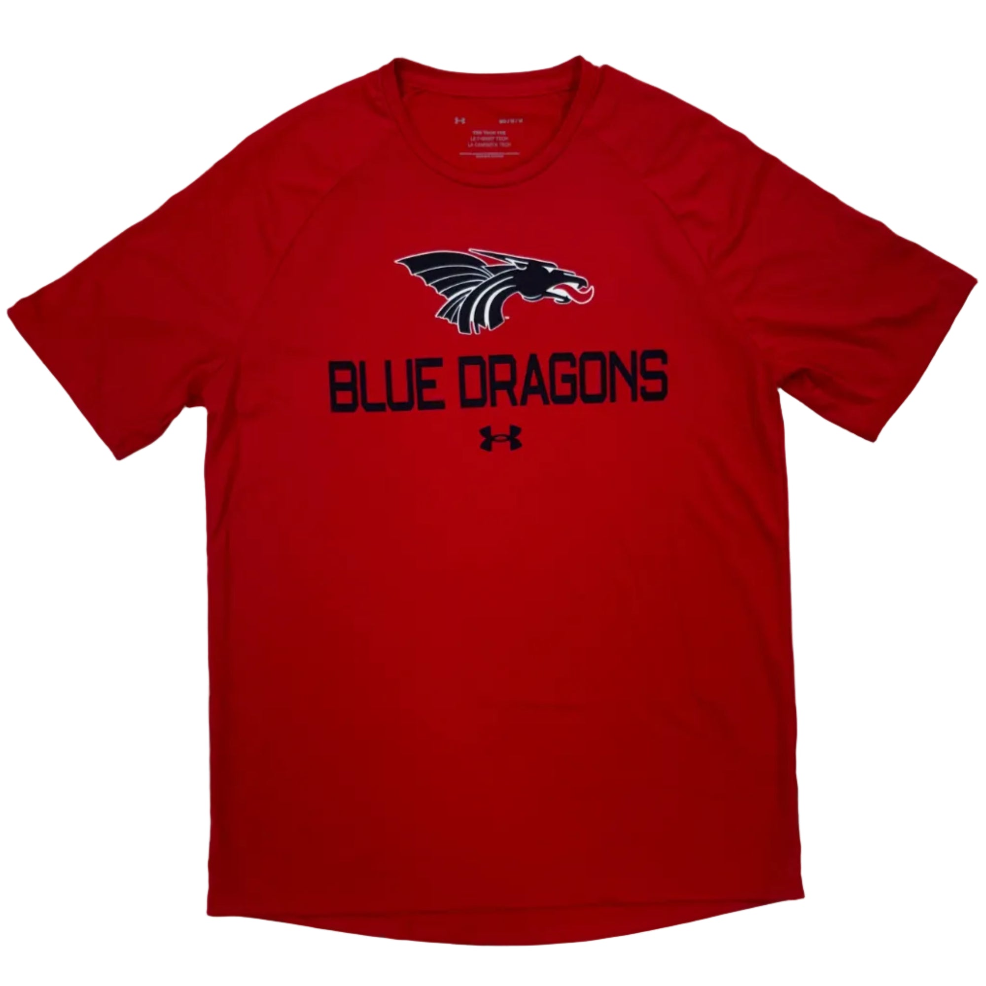 Drifit Under Armour Power Dragon Tee- Red