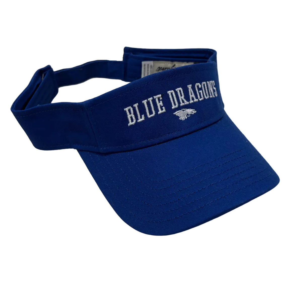 Power Dragon Embroidered Visor Hat- Royal Blue