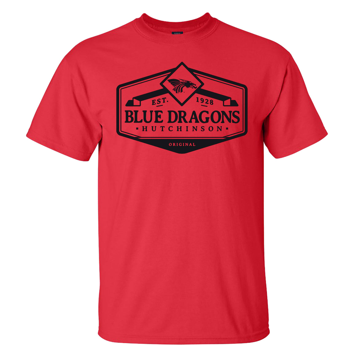 Power Dragon Firehouse Red Tee